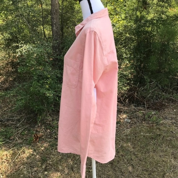 Boyfriend Button Up Oxford Shirt Size L - Picture 3 of 6